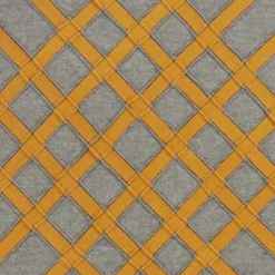 Yellow Crosshatch Stitch Cotton Throw Pillow-Kirkland's Home Clearance