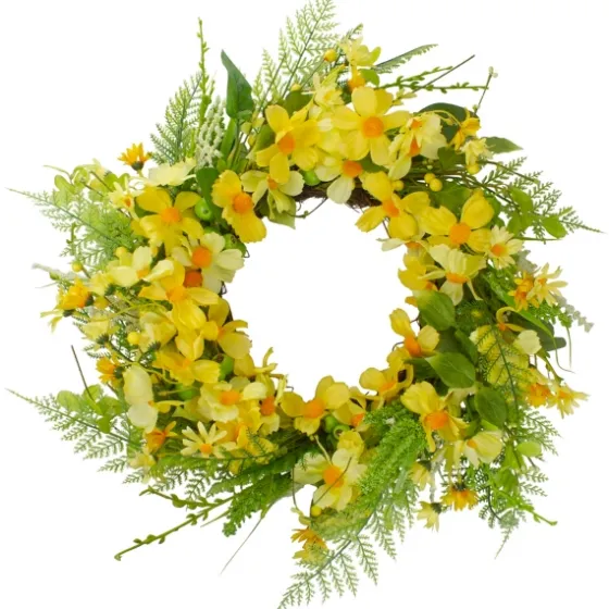 Yellow Daisy And Berry Wreath-Kirkland's Home Best Sale