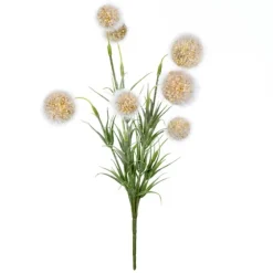 Yellow Floral Pom-Pom Bundles, Set Of 6-Kirkland's Home Outlet