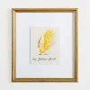 Yellow Free Bird Gold Framed Art Print-Kirkland's Home Clearance