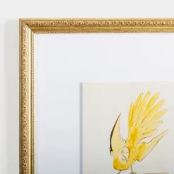 Yellow Free Bird Gold Framed Art Print-Kirkland's Home Clearance