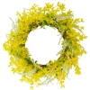 Yellow Jasmine Spiral Wreath-Kirkland's Home Flash Sale