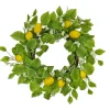 Yellow Lemon Blossom Wreath-Kirkland's Home New