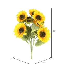 Yellow Sunflower Bush Blossoms-Kirkland's Home Hot