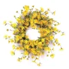 Yellow Wild Daisies Wreath-Kirkland's Home Cheap