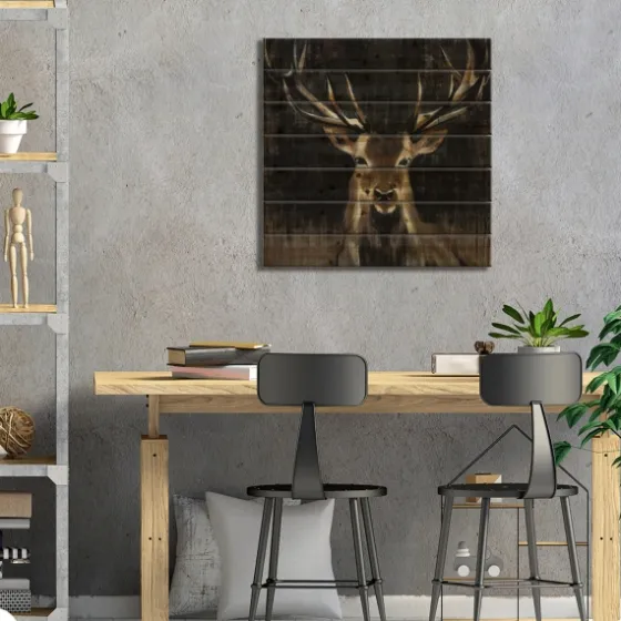 Young Buck Wood Art Print-Kirkland's Home Cheap