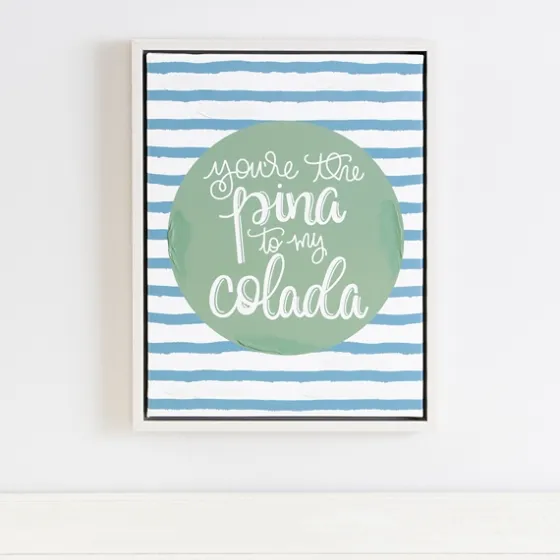 You'Re The Pina Colada Framed Canvas Art Print-Kirkland's Home Fashion