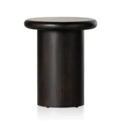 Zach Charcoal Wood Pedestal End Table-Kirkland's Home Cheap