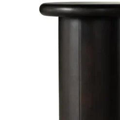 Zach Charcoal Wood Pedestal End Table-Kirkland's Home Cheap