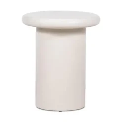 Zach Wood Pedestal End Table-Kirkland's Home Fashion