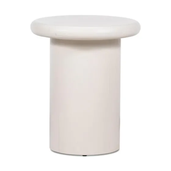 Zach Wood Pedestal End Table-Kirkland's Home Fashion