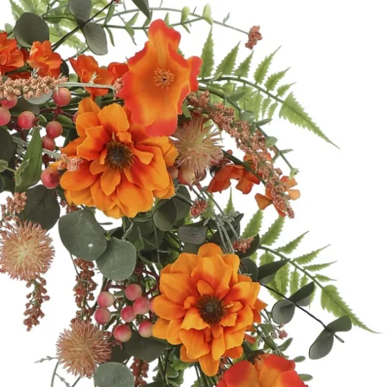 Zinnia And Berry Wreath-Kirkland's Home Sale