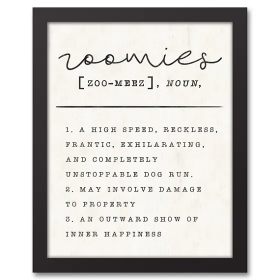 Zoomies Framed Canvas Art Print, 12X15 In.-Kirkland's Home Best Sale