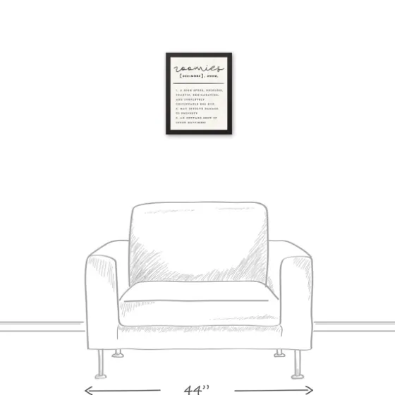 Zoomies Framed Canvas Art Print, 12X15 In.-Kirkland's Home Best Sale